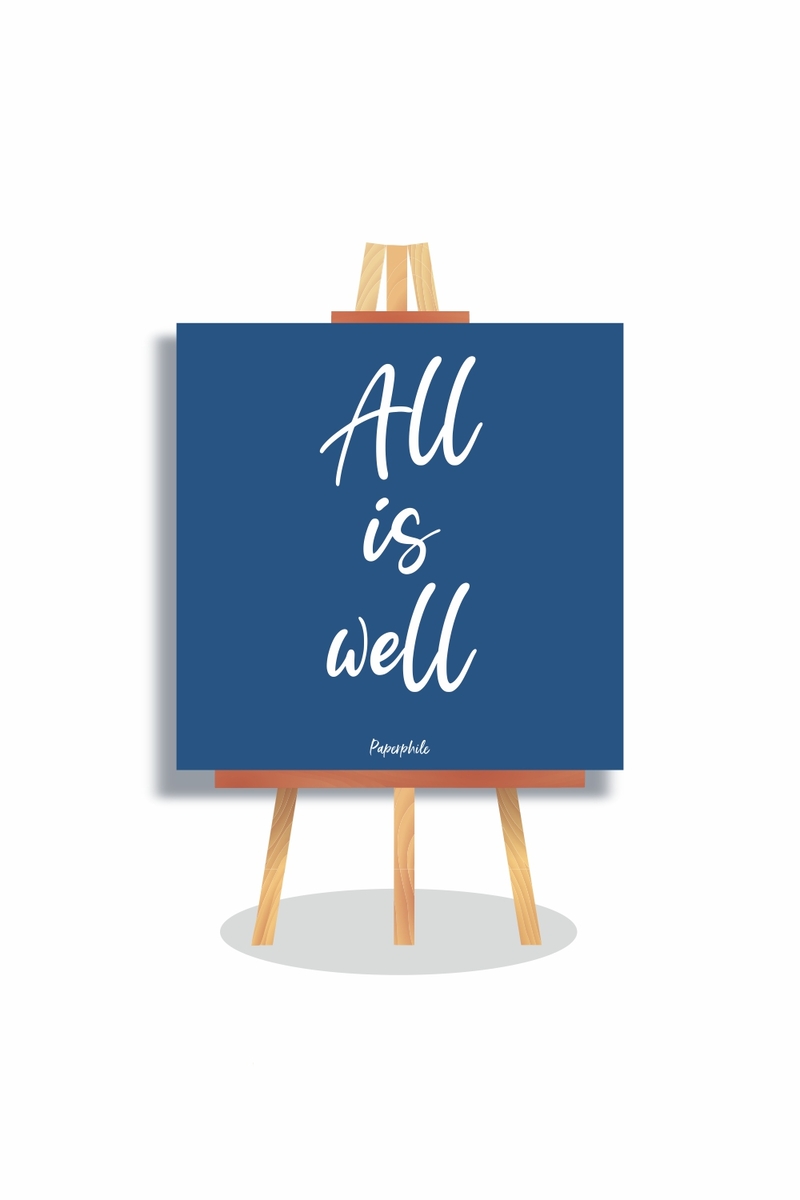 Buy All is Well Mini Canva online