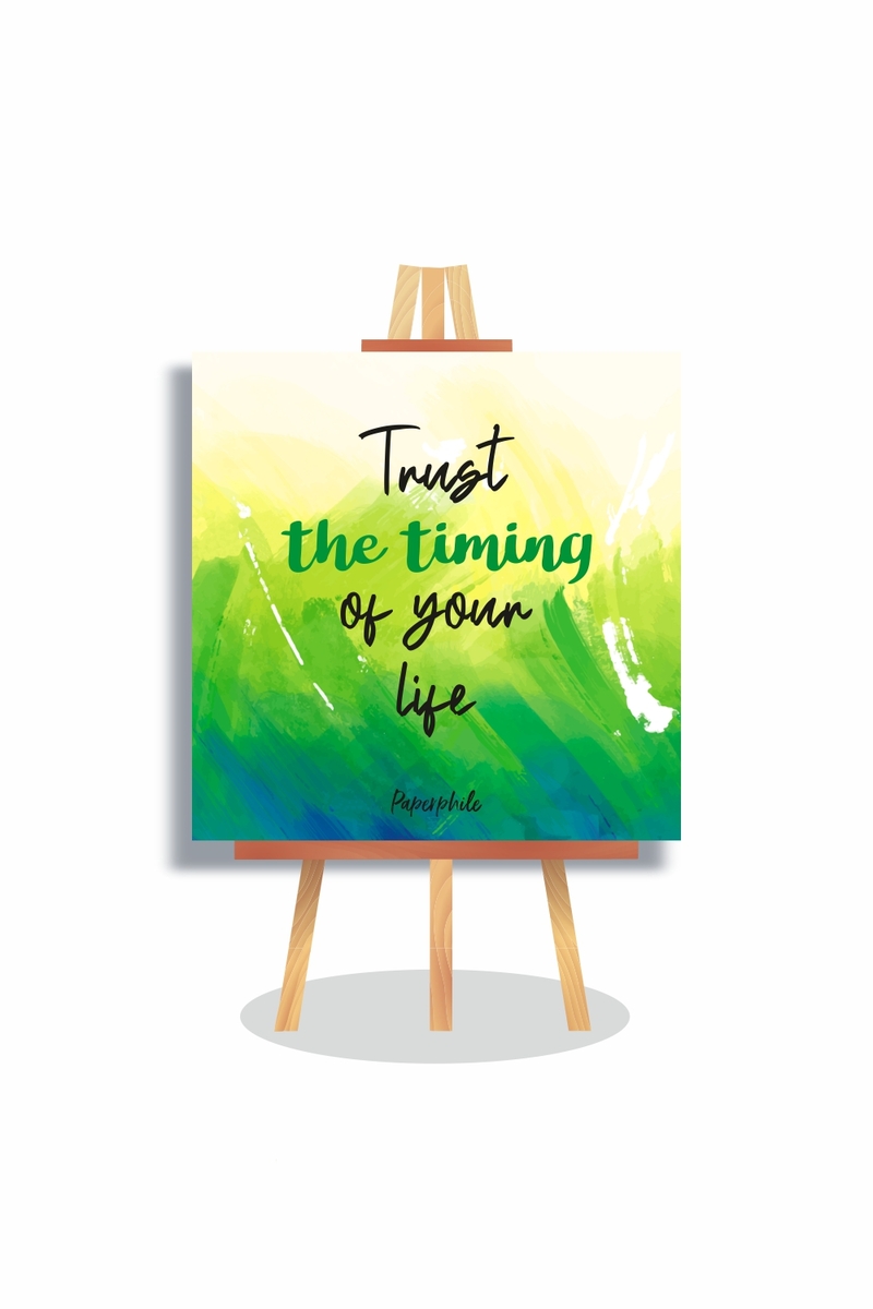 Buy Trust The Time Mini Canva Online